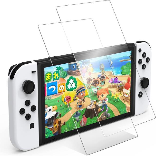 【2枚入り】 Switch (有機ELモデル)フィルム 用 保護フィルム エンタメ/ホビーのゲームソフト/ゲーム機本体(その他)の商品写真