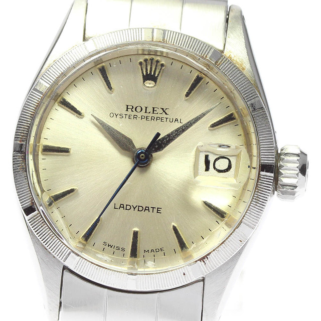最上の品質な ROLEX - レディース_690399【ev20】 自動巻き 6519 cal.1130 レディデイト オイスターパーペチュアル 【ROLEX】ロレックス 腕時計