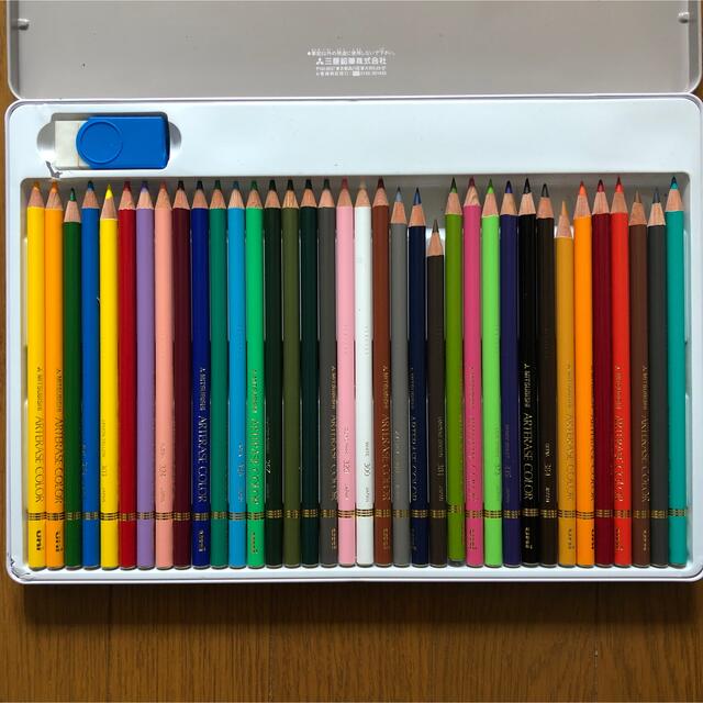 三菱鉛筆　消せる色鉛筆　アーテレーズ　３６色　ＵＡＣ３６Ｃ　ＤＭ便