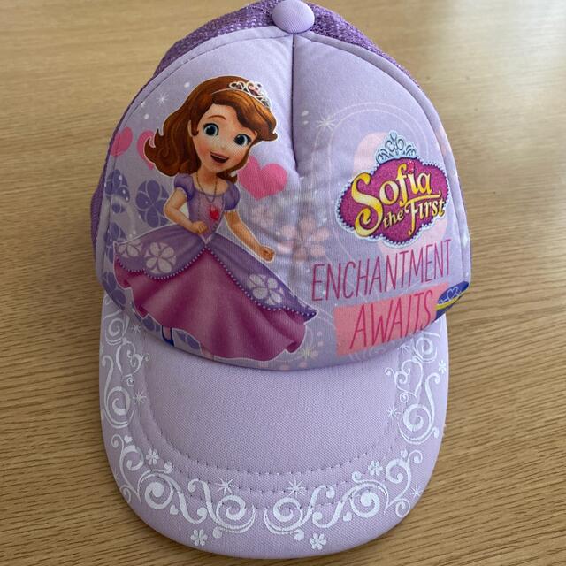 Disney(ディズニー)のプリンセスソフィアのキャップ帽子✳︎52cm キッズ/ベビー/マタニティのこども用ファッション小物(帽子)の商品写真