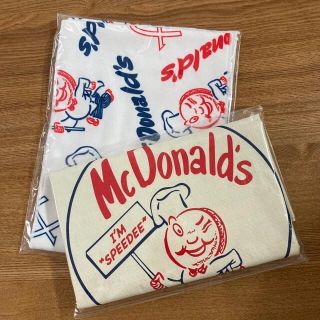 マクドナルド(マクドナルド)の新品未使用！　マック　マクド　エコバッグ＆ひんやりタオル(ノベルティグッズ)