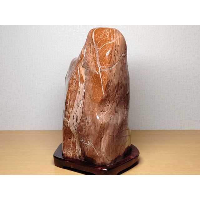 津軽錦 6.8kg 錦石 碧玉 ジャスパー 赤石 原石 鑑賞石 自然石 水石