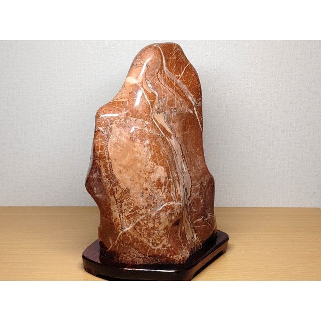 津軽錦 6.8kg 錦石 碧玉 ジャスパー 赤石 原石 鑑賞石 自然石 水石
