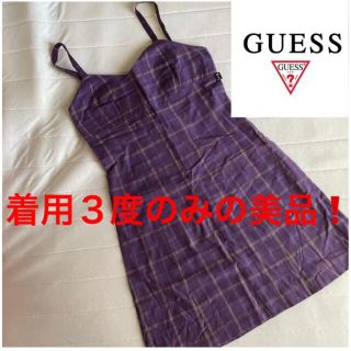 ゲス(GUESS)の【美品❗️】ゲス　GUESS キャミ　ワンピース　チュニック　Mサイズ(ミニワンピース)