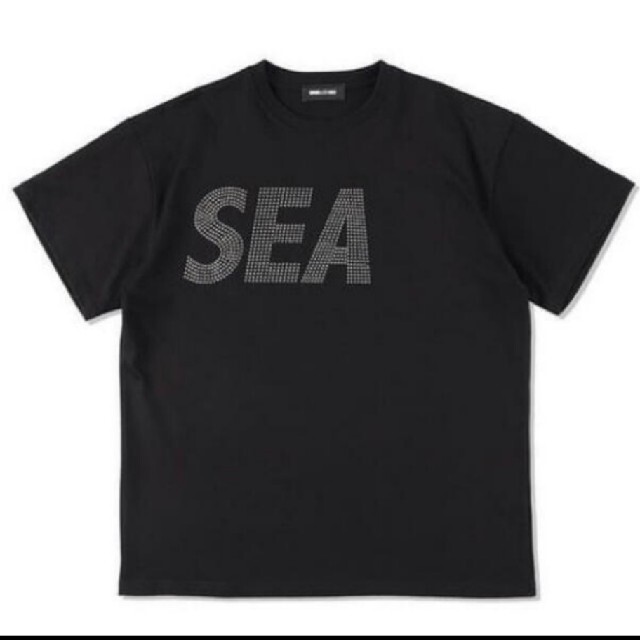 SEA (Rhine Stone) S/S T-shirt / Black 2022人気の 49.0%割引