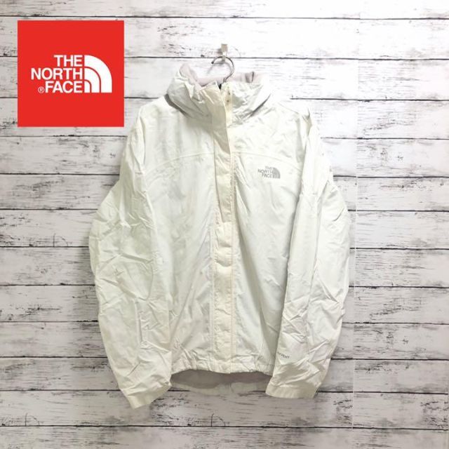 THE NORTH FACE(ザノースフェイス)のノースフェイス◆マウンテンパーカー　HYVENT オフホワイト　L レディースのジャケット/アウター(ナイロンジャケット)の商品写真