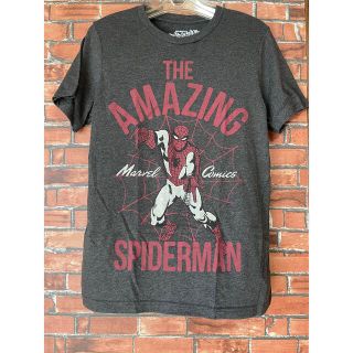 ギャップ(GAP)のGAP ギャップ マーベルコミックス スパイダーマン メンズ Tシャツ グレー(Tシャツ/カットソー(半袖/袖なし))