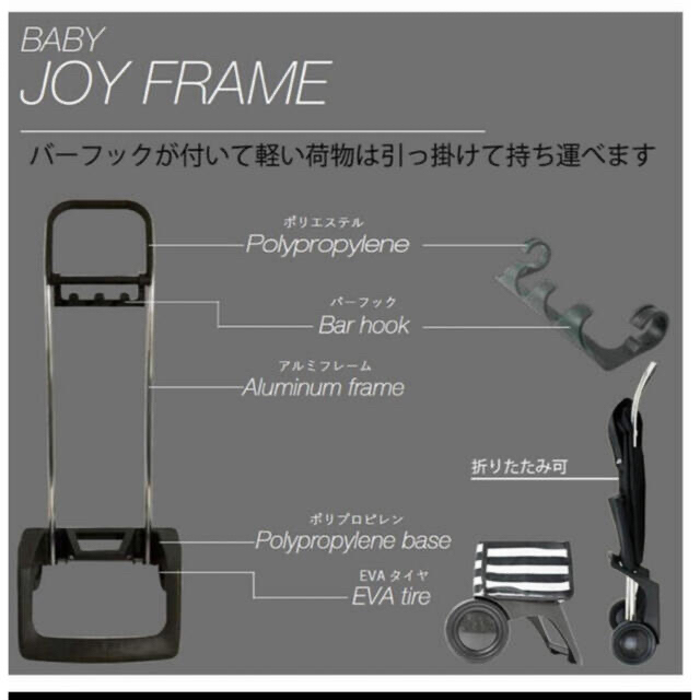 ロルサー　ショッピングカート　一度のみ使用 レディースのバッグ(スーツケース/キャリーバッグ)の商品写真