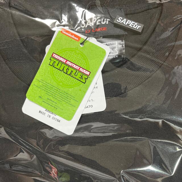 SAPEur サプール ミュータントタートルズ ブラック tシャツ XXL