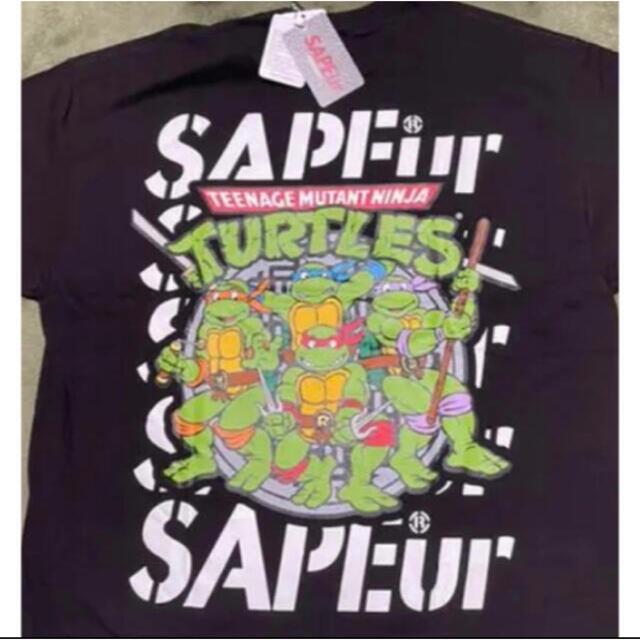 SAPEur サプール ミュータントタートルズ ブラック tシャツ XXL | www ...