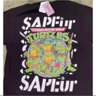 SAPEur サプール ミュータントタートルズ ブラック tシャツ XXLの ...