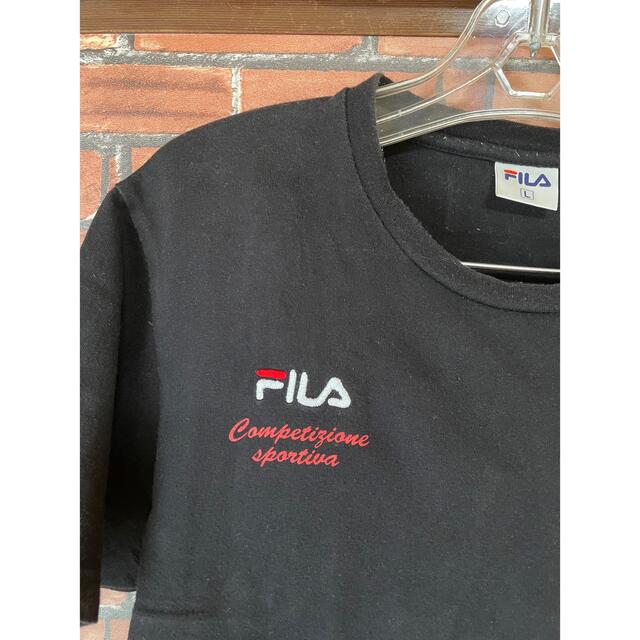 FILA(フィラ)のフィラ ウンディチ FILA UNDICI メンズ Tシャツ L ブラック 11 メンズのトップス(Tシャツ/カットソー(半袖/袖なし))の商品写真