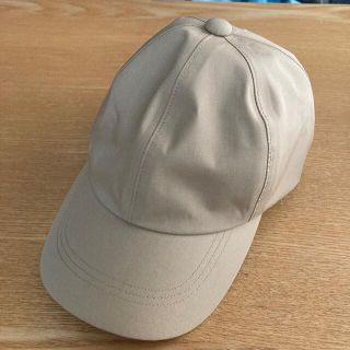 ムジルシリョウヒン(MUJI (無印良品))の最終値下げ☀️無印良品☆帽子🧢キャップ⛰️ベージュ　55-59cm(キャップ)