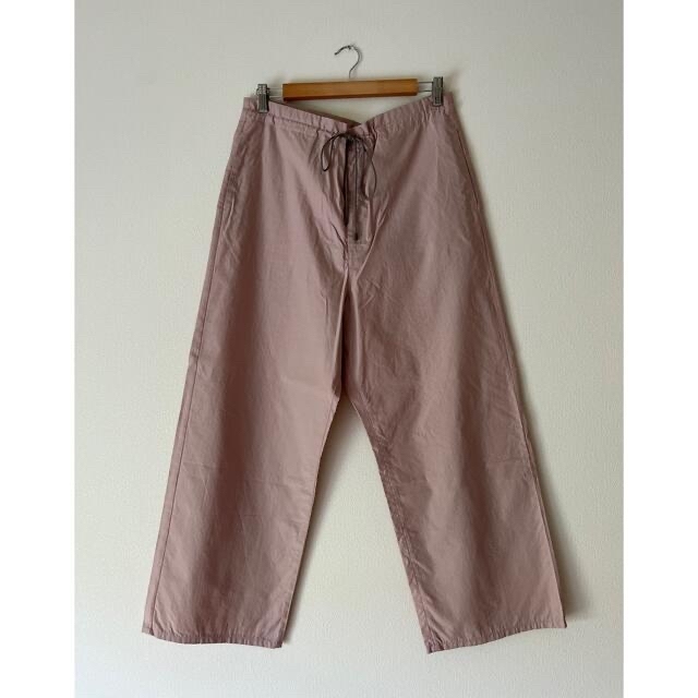 AURALEE WASHD FINX TWILL EASY WIDE PANTS