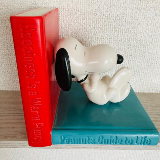 SNOOPY(スヌーピー)のスヌーピー フィギュア ブックエンド ホールマーク 2個セット エンタメ/ホビーのフィギュア(アメコミ)の商品写真