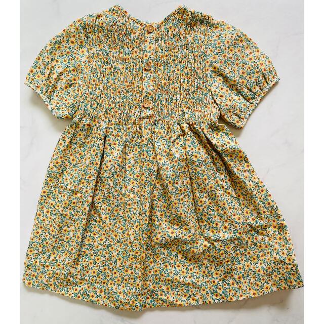 ZARA KIDS(ザラキッズ)のザラ ベビー フラワー ワンピース キッズ/ベビー/マタニティのキッズ服女の子用(90cm~)(ワンピース)の商品写真