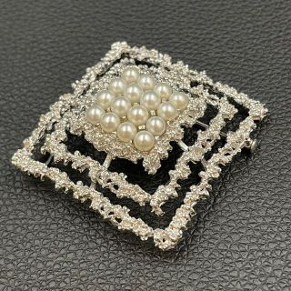 TASAKI - 購入者あり田崎 ブローチ シルバー 925刻印 パール ... タサキ シルバー パール ブローチ 田崎真珠
