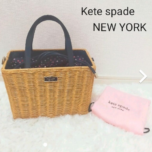 国内即発送】 kate spade new york - 【kate spade】カゴバック 口