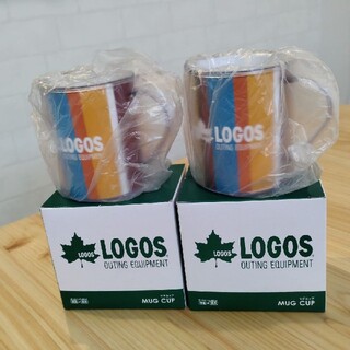 ロゴス(LOGOS)の【匿名配送】LOGOS 親切設計 2層構造 ペアマグカップ(グラス/カップ)