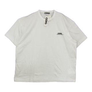 コムデギャルソン(COMME des GARCONS)のCOMME des GARCONS コムデギャルソン SZ-T057 OVERSIZED T-SHIRT CDG ビッグ ロゴ オーバーサイズ 半袖 Tシャツ ホワイト系 M【新古品】【未使用】【中古】(Tシャツ/カットソー(半袖/袖なし))