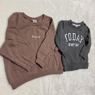 エイチアンドエム(H&M)の2点❤️男の子　トレーナー　90 長袖　まとめ売り　サイズ90 冬服(トレーナー)