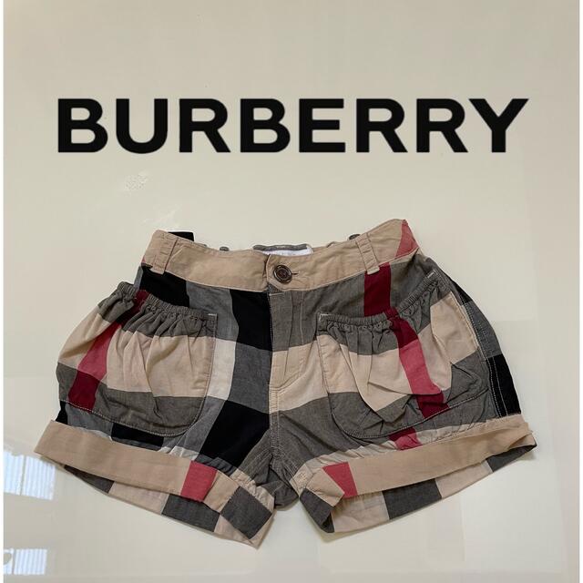 BURBERRY(バーバリー)のBURBERRY バーバリー　メガチェック　ショートパンツ116cm キッズ/ベビー/マタニティのキッズ服女の子用(90cm~)(パンツ/スパッツ)の商品写真
