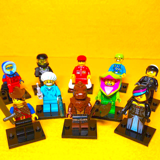 レゴ(Lego)の1️⃣レゴ　正規品　ミニフィグ　城、兵士、宇宙、街、アドベンチャーなど(知育玩具)