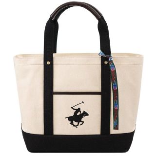 ビバリーヒルズポロクラブ(BEVERLY HILLS POLO CLUB（BHPC）)のトートバッグ ビバリーヒルズポロクラブ BH1008N アイボリー×ブラック(トートバッグ)