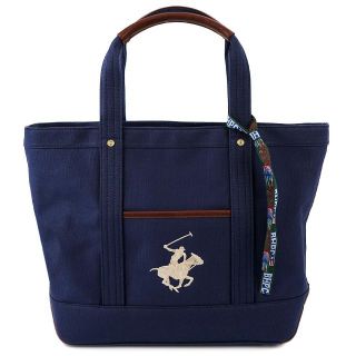 ビバリーヒルズポロクラブ(BEVERLY HILLS POLO CLUB（BHPC）)のトートバッグ ビバリーヒルズポロクラブ BH1008N ネイビー×ホワイト(トートバッグ)