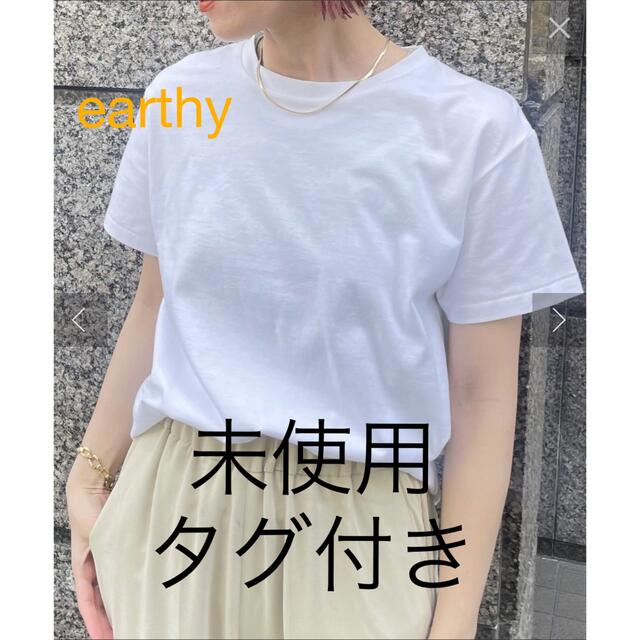 earthy USAコットンシンプルT レディースのトップス(Tシャツ(半袖/袖なし))の商品写真