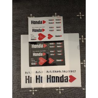 HONDA　クリアファイル　シール(その他)