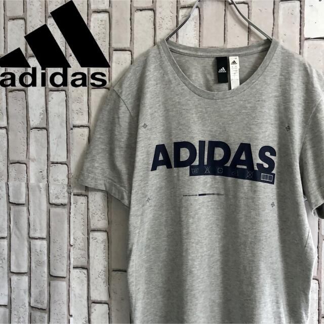 adidas(アディダス)のアディダス　Tシャツ　シャツ　バックロゴ　パホーマンスロゴ　珍品　大文字ロゴ メンズのトップス(Tシャツ/カットソー(半袖/袖なし))の商品写真