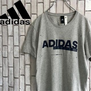 アディダス(adidas)のアディダス　Tシャツ　シャツ　バックロゴ　パホーマンスロゴ　珍品　大文字ロゴ(Tシャツ/カットソー(半袖/袖なし))