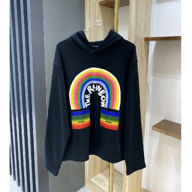 AcneStudios オーバーサイズ フェイスロゴ トレーナー グラデーション