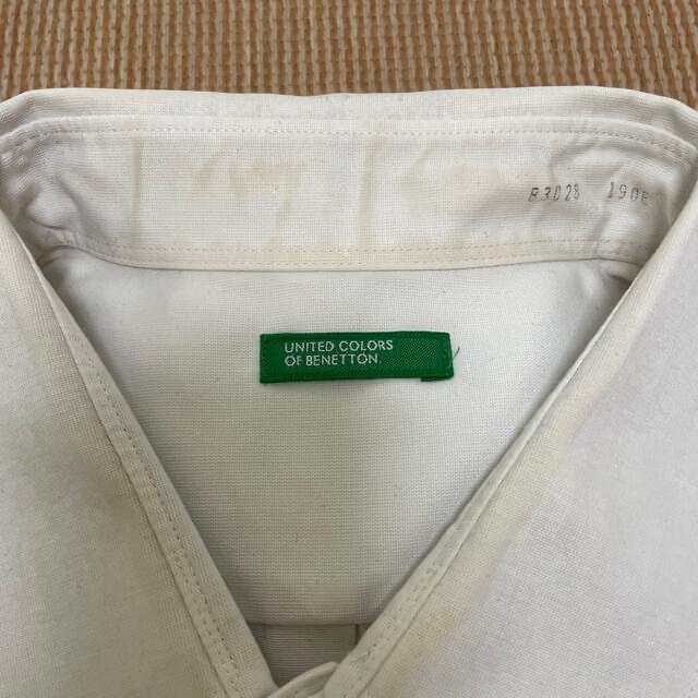 BENETTON(ベネトン)のお値下げ　長袖ワイシャツ　190E メンズのトップス(シャツ)の商品写真