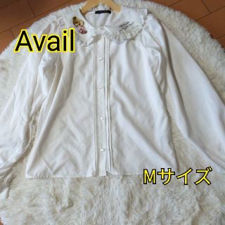 アベイル(Avail)のアベイル 美品 クマちゃんブラウス 量産 地雷 デート服(シャツ/ブラウス(長袖/七分))