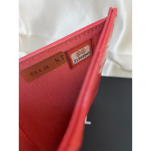 _^様専用 CHANEL マトラッセ 折り財布 エナメル レッド _^様専用 CHANEL マトラッセ 折り財布 エナメル レッド