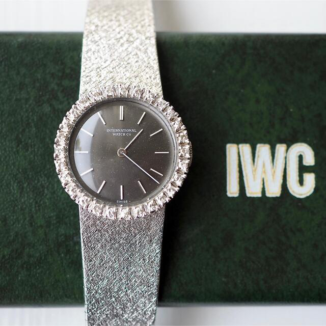 美品✨IWC ダイヤベゼル アンティーク時計✨オメガ ロレックス ティファニー磨きポリッシュ仕上げ済み