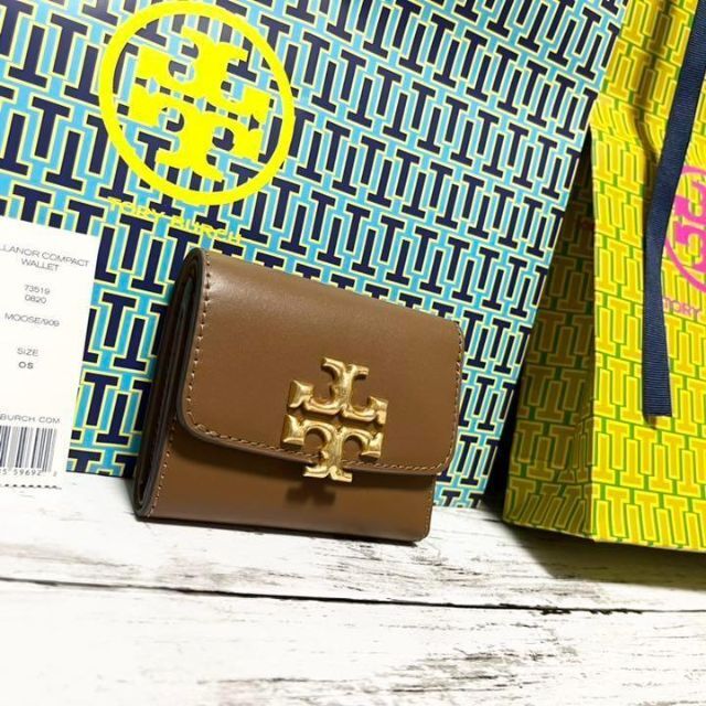 【新品】TORY BURCH MOOSE エレノア　ブラウンレディース