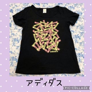 アディダス(adidas)の値下げ　アディダス♡Tシャツ♡リボン柄♡サイズM(Tシャツ(半袖/袖なし))