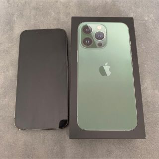 アイフォーン(iPhone)のiPhone13pro 256GB アルパイングリーン(スマートフォン本体)