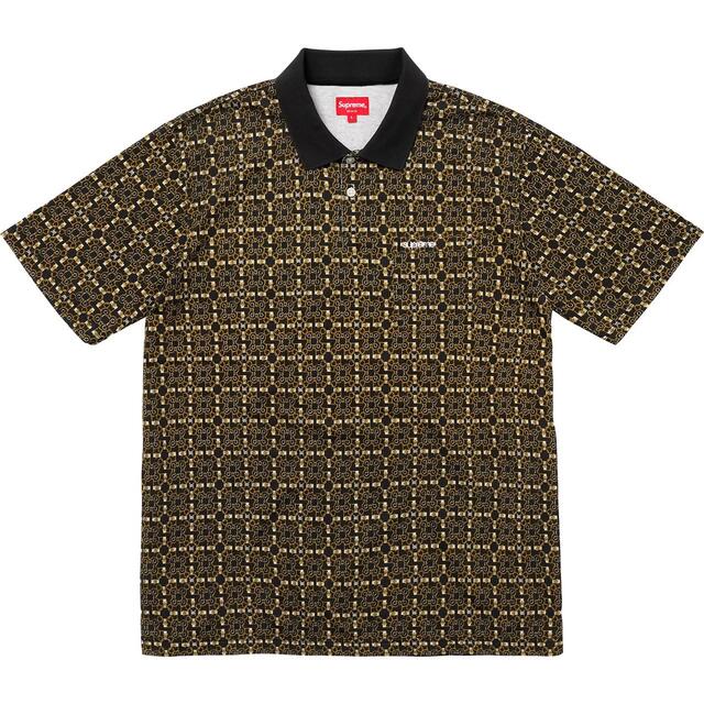 Supreme Bridle Print Polo Teal