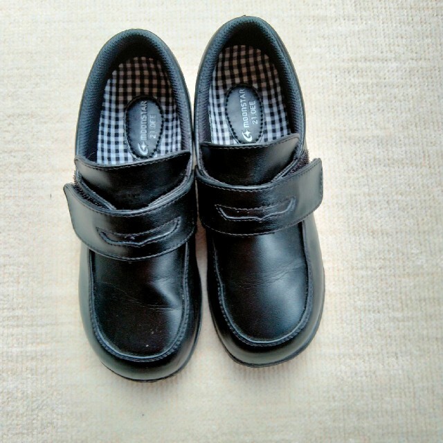 MOONSTAR (ムーンスター)の子供用黒のローファームーンスター キッズ/ベビー/マタニティのキッズ靴/シューズ(15cm~)(ローファー)の商品写真