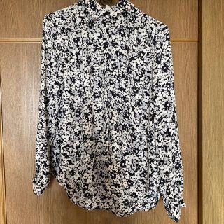 エイチアンドエム(H&M)の明日まで【H&M】花柄シアーシャツ(シャツ/ブラウス(長袖/七分))