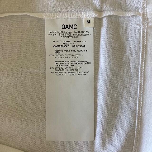 Jil Sander(ジルサンダー)の【新品未使用】OAMC オーエーエムシー プリント Tシャツ メンズのトップス(Tシャツ/カットソー(半袖/袖なし))の商品写真