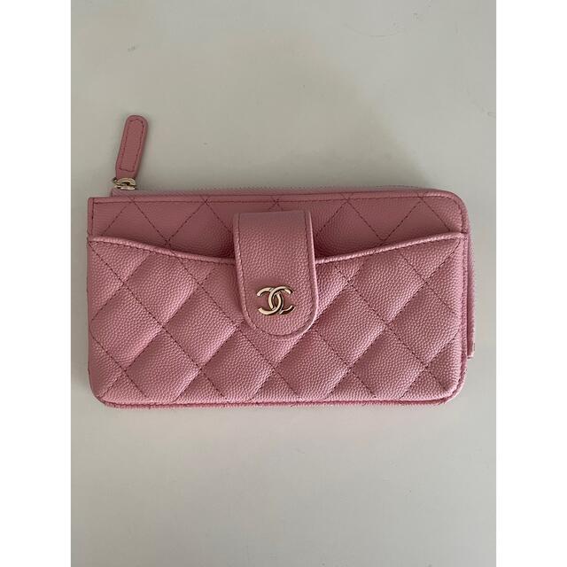 安心 保証 CHANEL(シャネル) 長財布 A84064 ピンク 新品未使用 - 通販