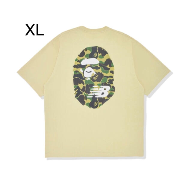 XL 【 BAPE X NEW BALANCE 】APE HEAD  TEE