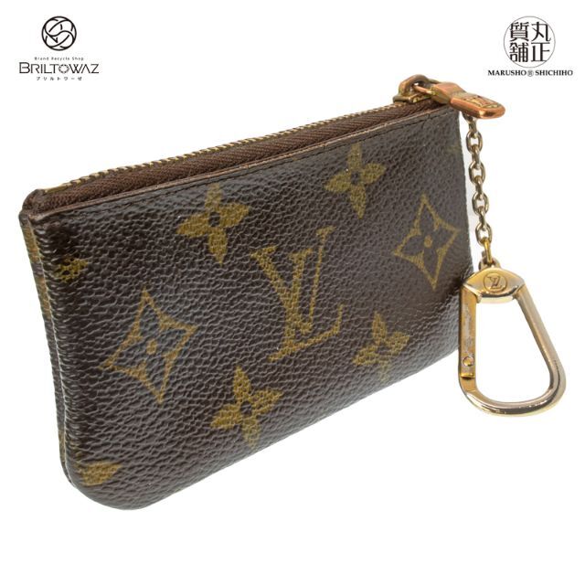 LOUIS VUITTON(ルイヴィトン)のルイヴィトン ポシェットクレ M62650 コインケース キーケース モノグラム アルマニャック 茶 小銭入れ レディース メンズ LV LOUISVUITTON USED【中古】【丸正質舗】【質屋】【ブリルトワーゼ】（M210838) メンズのファッション小物(キーケース)の商品写真