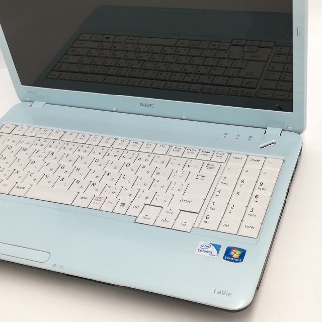 ノートPC NEC LS150BS1TL 水色 4GB RW 無線 Win10の通販 by 中古 ノートPC NEC LS150BS1TL 水色 4GB RW 無線 Win10の通販 by 中古