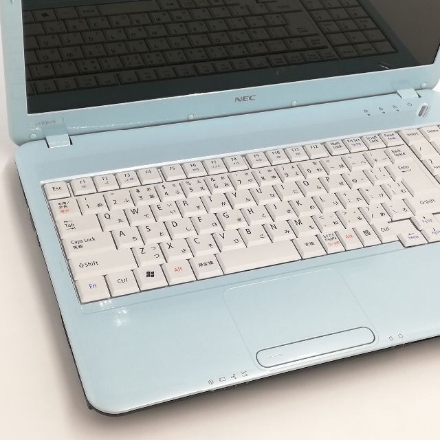 ノートPC NEC LS150BS1TL 水色 4GB RW 無線 Win10の通販 by 中古 ノートPC NEC LS150BS1TL 水色 4GB RW 無線 Win10の通販 by 中古